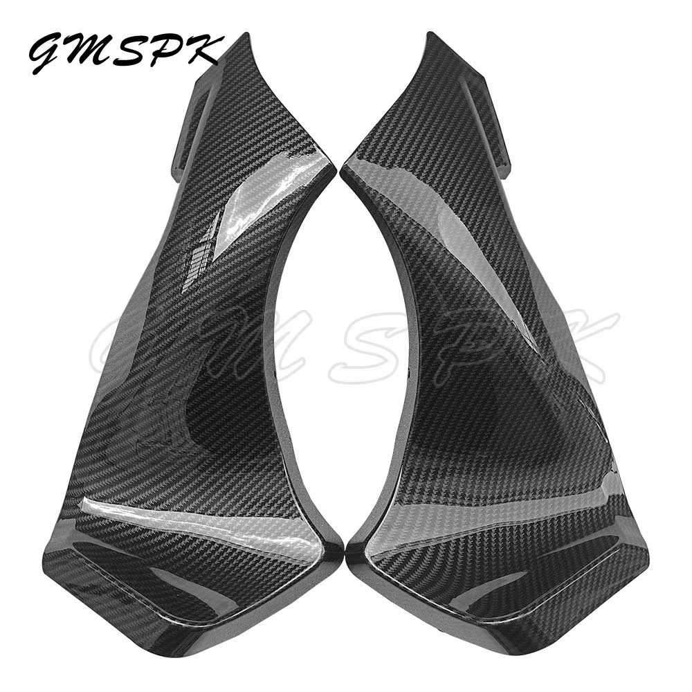 Motorcycle Fairing Panel Infill Air Duct Side Cover Carbon Fiber Style Cowl Fit for KAWASAKI Ninja ZX6R ZX636 2005 2006