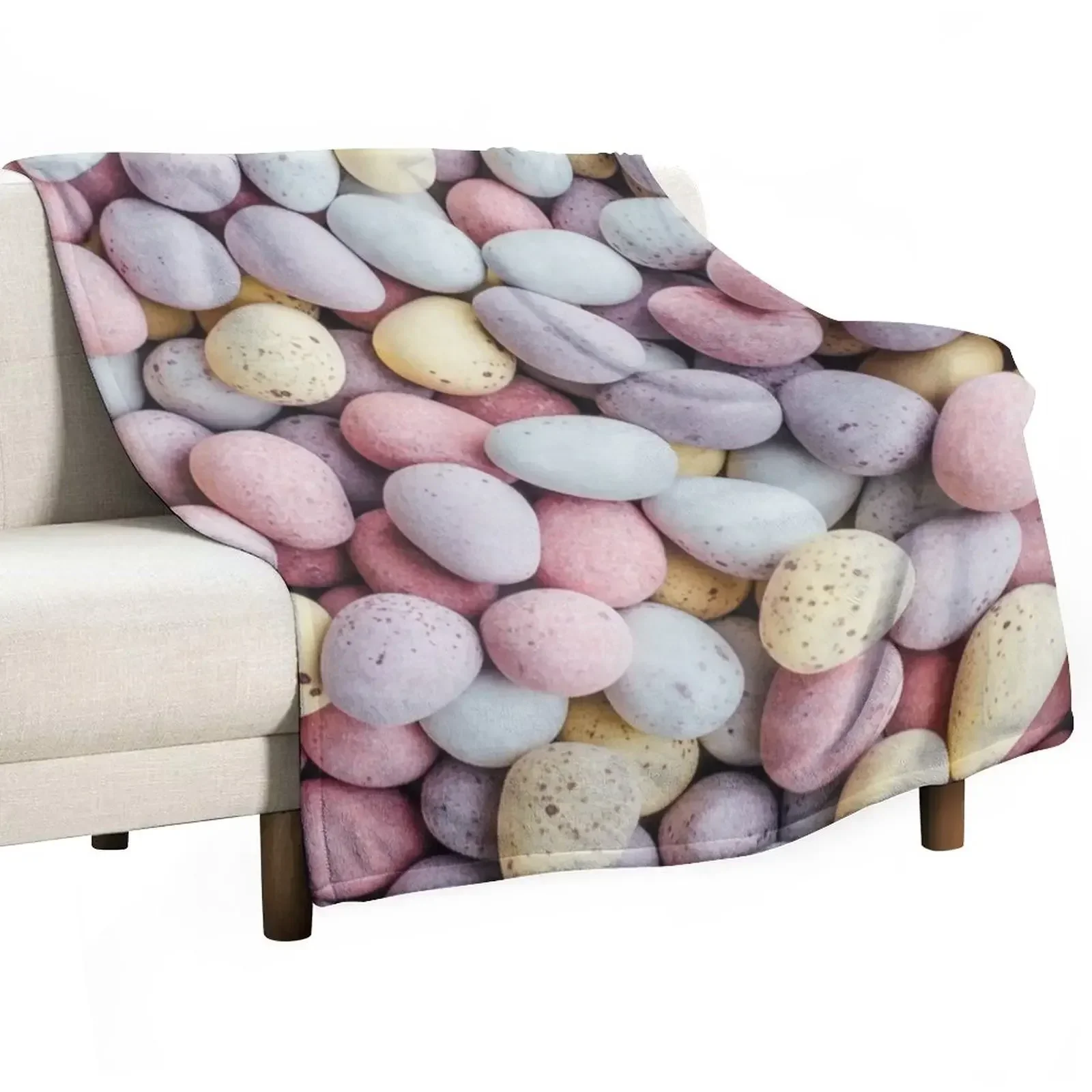 Mini Eggs Throw Blanket Lightweight Warm Blanket for Indoor Outdoor Use