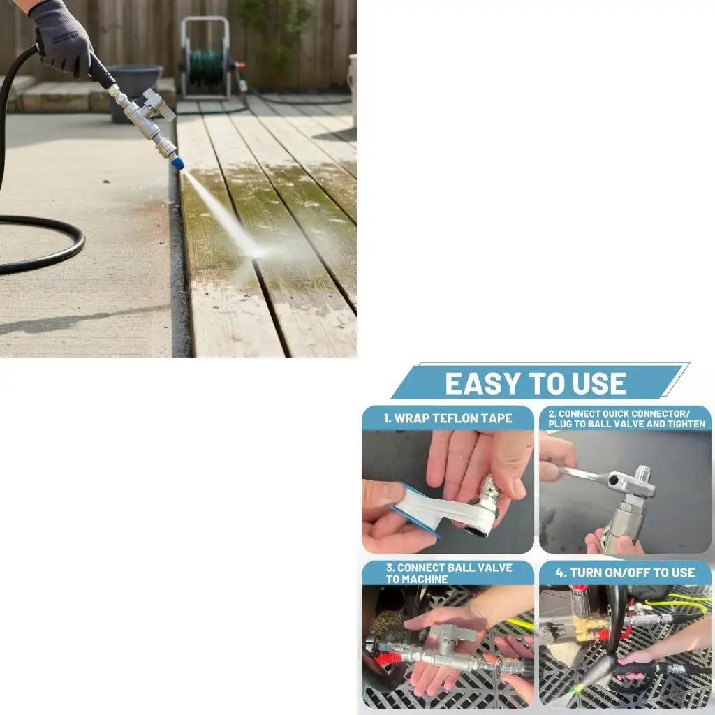 

Шаровые краны быстрого соединения нержавеющей стали 304, часть мойки высокого давления 4000PSI для тяжелого режима работы