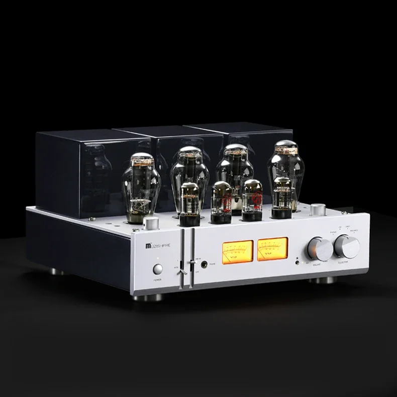 Muzishare X9 Combined Single Ended Class A Vacuum Tube Machine Power Amplifier 300B 8W + 8W 110V / 220V