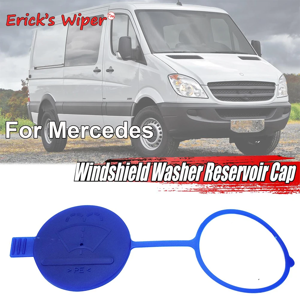 Limpiaparabrisas de Erick, limpiaparabrisas delantero, depósito de líquido, tapa de botella, cubierta para Dodge Mercedes Benz Freightliner Sprinter 2500 3500