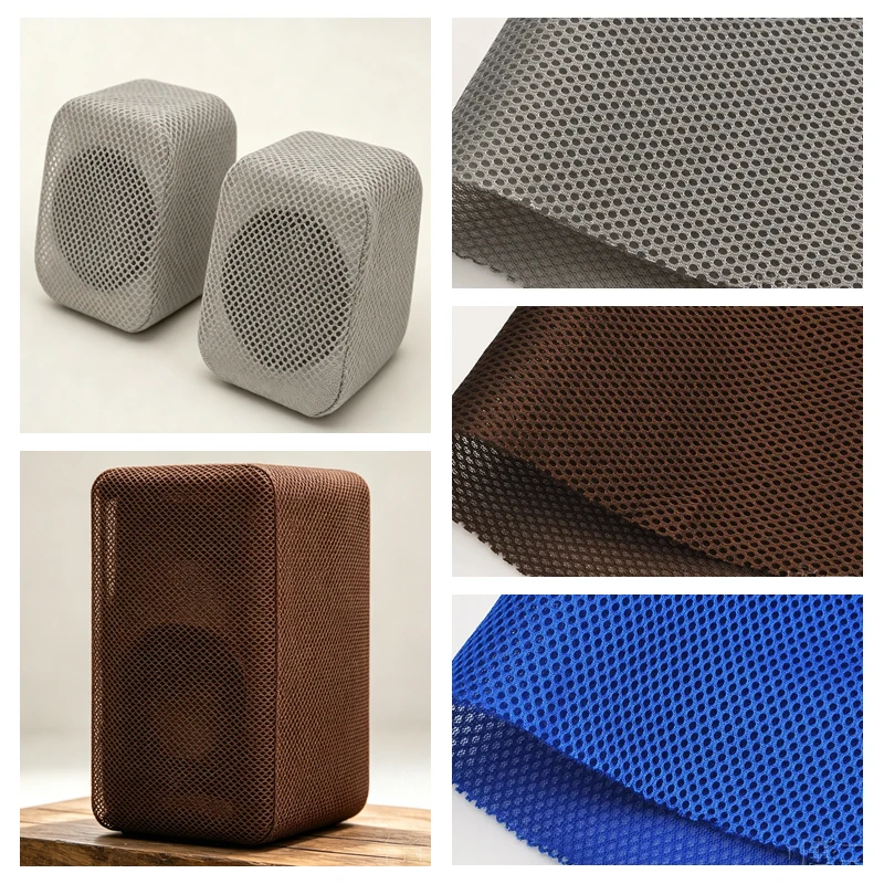 

Acoustic Speaker Mesh Fabric By The Meter for DIY Clothing Grille Theater Sound Absorbing Decoration Sewing Net Cloth Dustproof