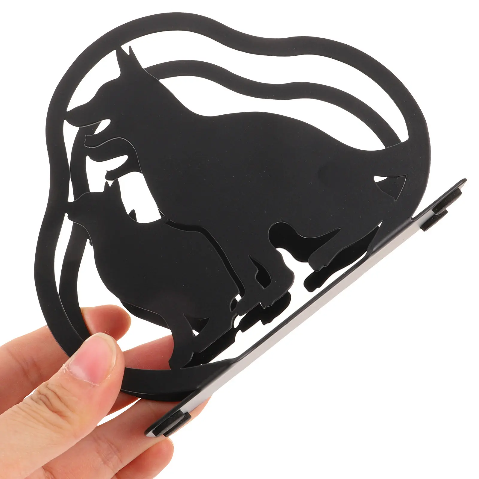 

Trendy Vertical Iron Napkin Dispenser Space Saving for Kitchen Countertop Dinner Cocktail Parties Napkin Holder for Table