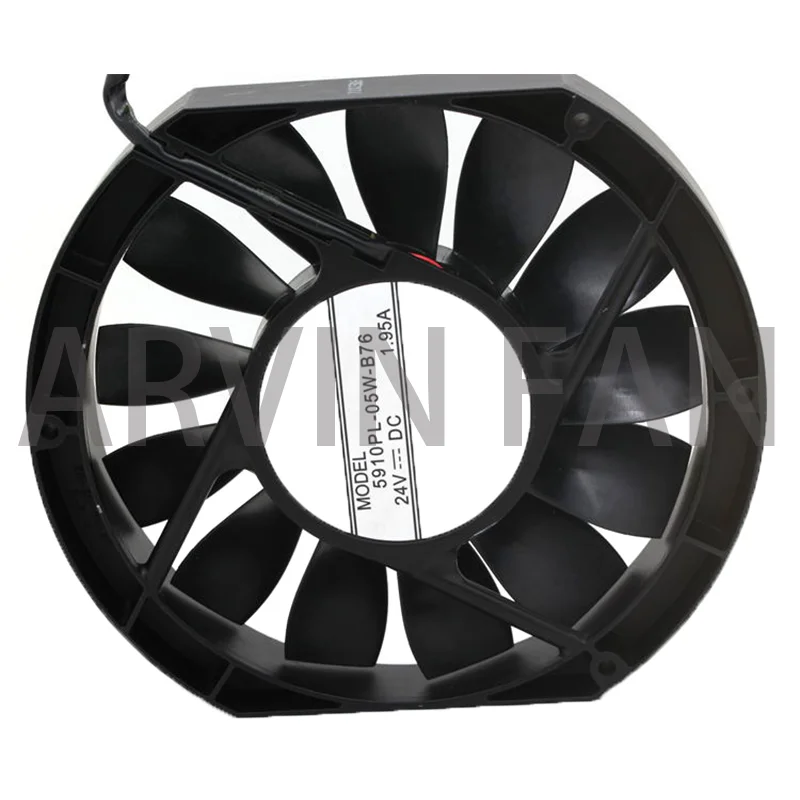 5910PL-05W-B76 17025 17cm 170mm DC 24V 1.95A Cooling Fan Drive 170*170*25mm