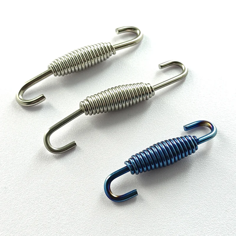 Molla Universale per Tubo di Scarico Moto in Acciaio Inossidabile, Gancio per Molla Tubo di Scarico, Accessorio Modificato