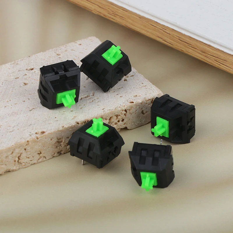 5pcs Green RGB Switches For Razer Blackwidow Chroma Gaming Mechanical Keyboard And Others With 4pin Led Switch