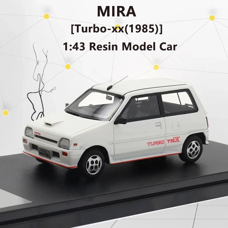 1:43 Scale Resin Die-casting Car Model MIRA Turbo TR-XX 1985 Style High Simulation Car Model Ornament Collection Gifts