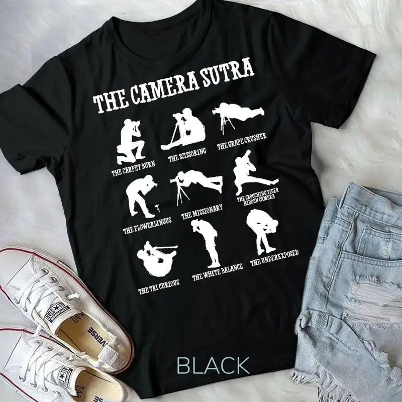 The Camera Sutra Photo Photographer Photography Gift T Shirt Unisex T shirt