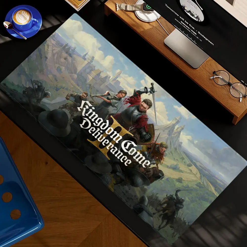 K-Kingdom Come Deliverance II Mouse Pad XXL Computer Accessories Large Keyboard Laptop Table Pad The New Product Gamer Gaming