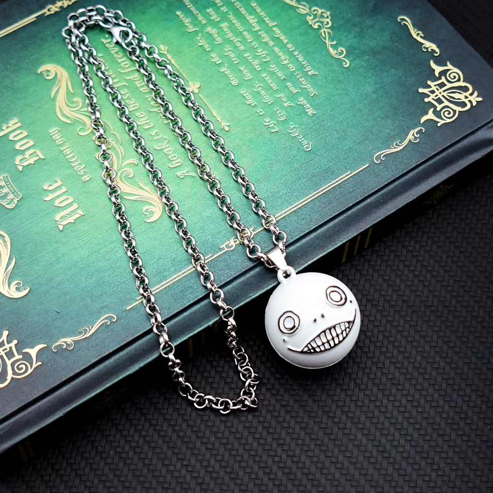 NieR Automata Necklace for Women Men Metal Necklaces Game Jewelry Pendant Chains Choker Collares Charm