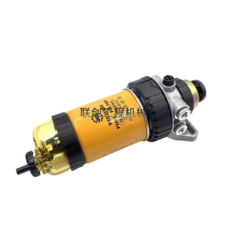 Caterpillar E307C/D/E diesel filter cartridge holder oil-water separator filter cup hand oil pump 233-9856 excavator accessories