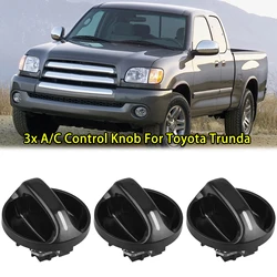Car Accessories 3Pcs Heater A/C Air Condition Fan Control Knob for Toyota Tundra 2000 2001 2002 2003 2004 2005 2006 55905-0C010