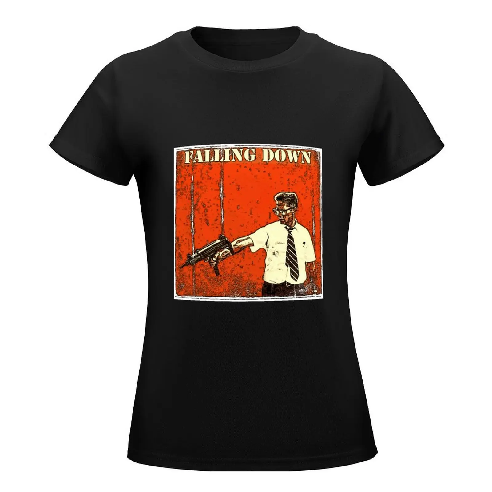 Falling down movie T-Shirt Short sleeve tee summer tops plus size tops tshirts for Women