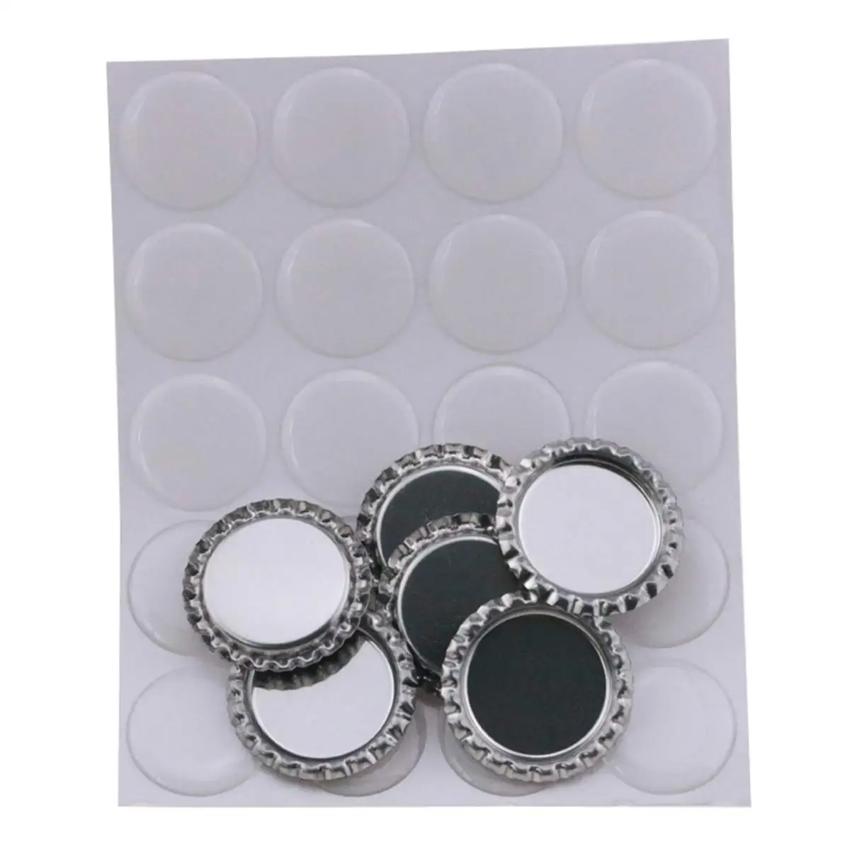 100PCS New Clear Epoxy Resin Round Dome Stickers 8/10/12/14/16/18/20/22/25/28/30/38/40/45/50/58mm DIY Cabochon Charm Supplies