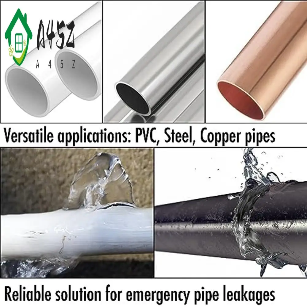 

A45Z-Pipe Repair Clamp For Pipes, Leak Sealer,Emergency Pipe Repair Kit For Plastic And Metal Pipes