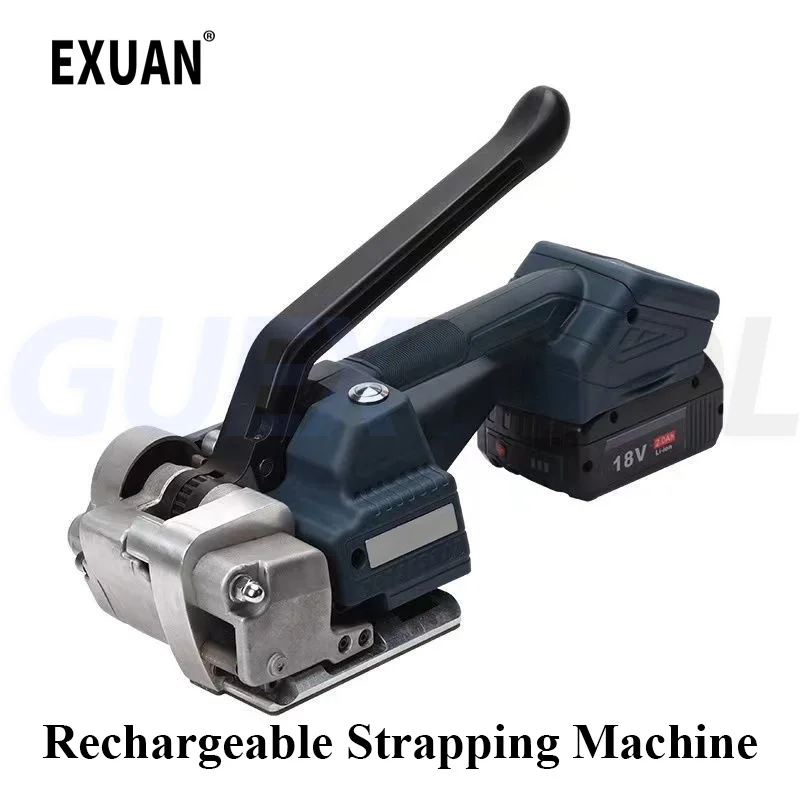 

Rechargeable Strapping Machine PP/PET Plastic Steel Belt Tensioner Buckle Free Hot Melt V1 Portable Electric Strapping Machine