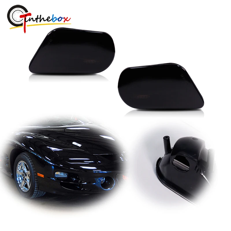 

2pcs Car Front Bumper Turn Signal Light Housing Shells For 1998-2002 Pontiac Firebird, No Bulb / Socket