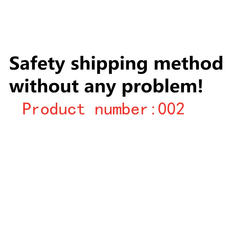 

product number 002// shipping method cost .