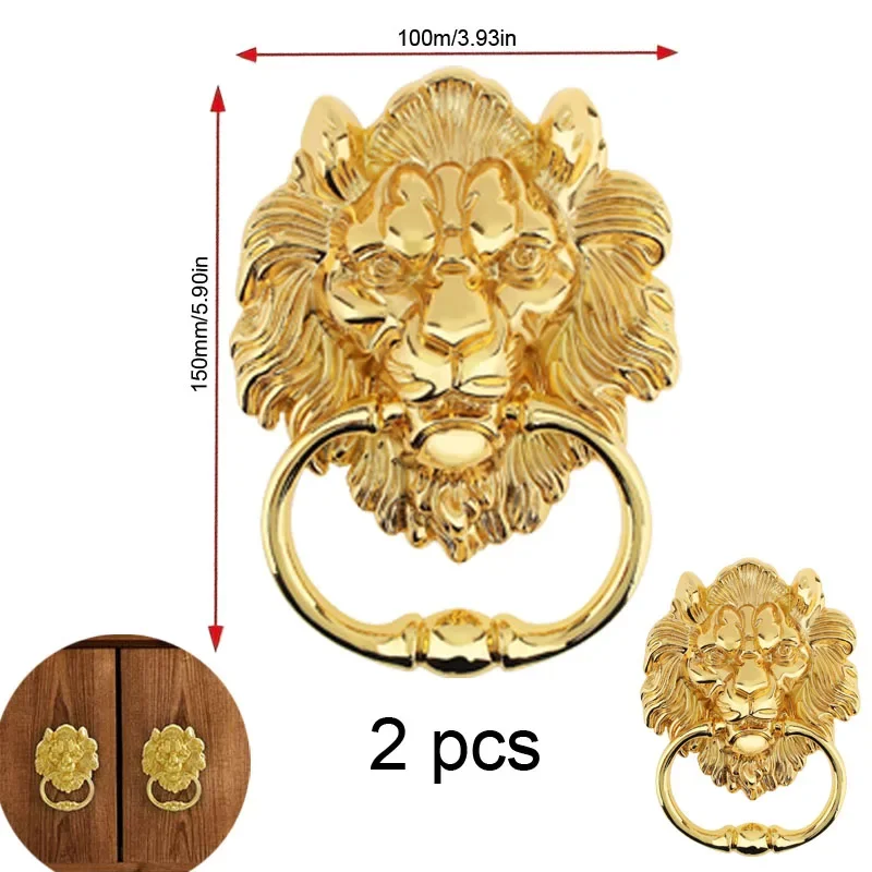 

2pcs Drawer Ring Pull Cabinet Handle Vintage Door Knob Nightstand Dresser Cupboard Furniture Kitchen Bathroom Bedroom Wardrobe