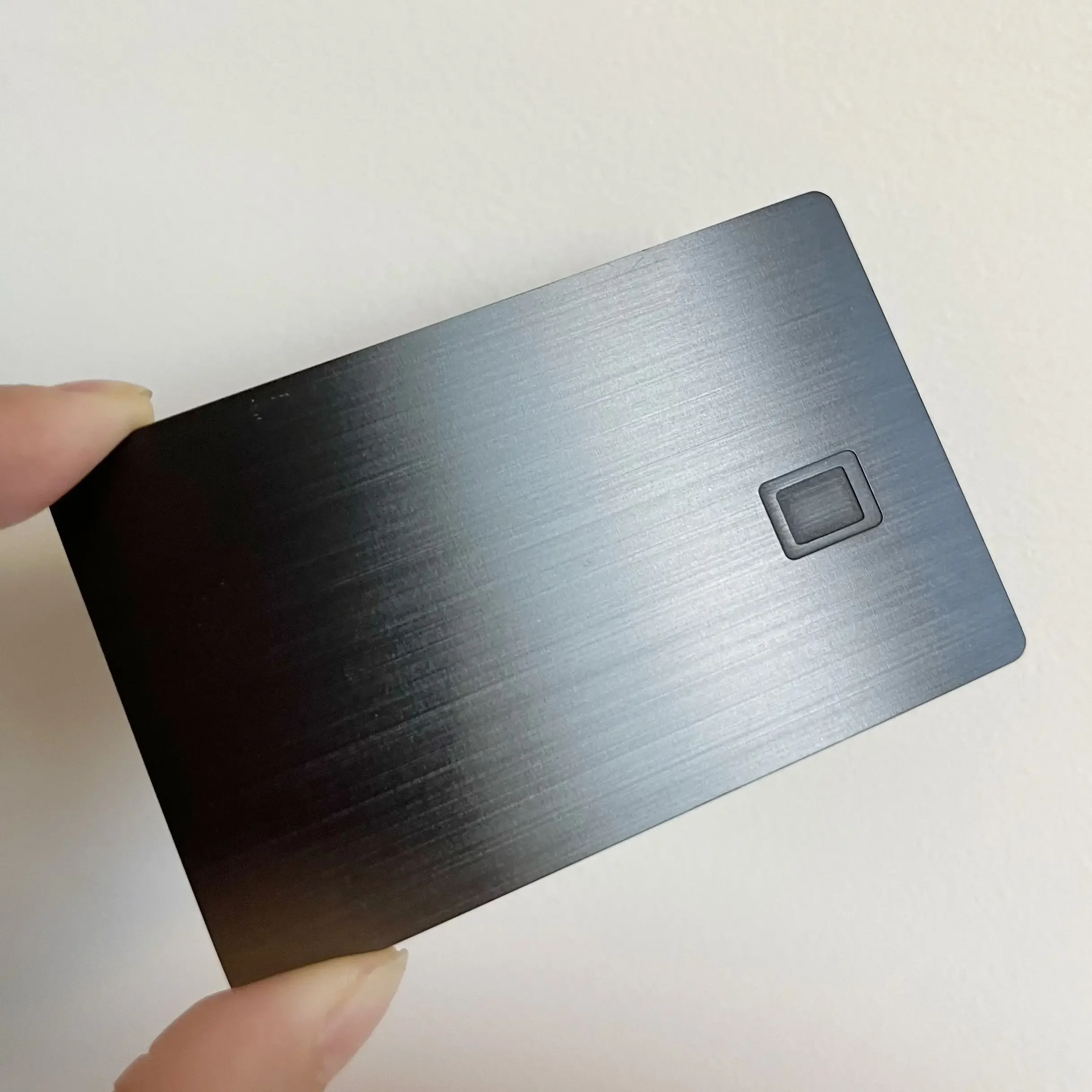 Blank Brush  Rfid Antenna Payment Metal Chip Bank Credit Cards