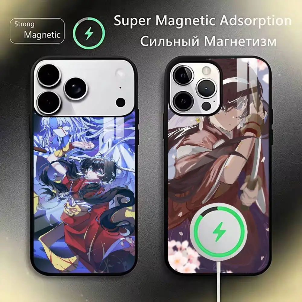 

Bungo Stray Dogs Kyoka Izumi Phone Case For iPhone17,16,15,14,13,12,11 Plus,Pro Magnetic with Magsafe Wireless Charging