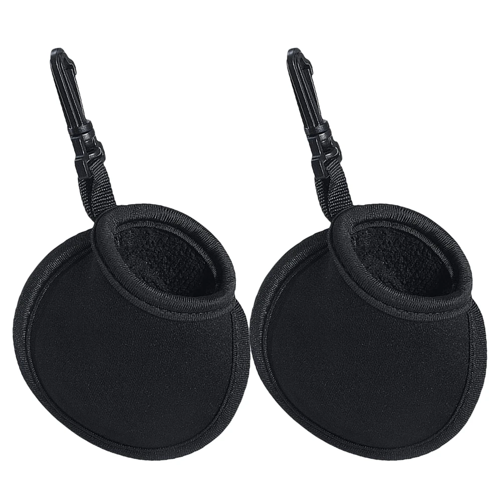 

Golf Cleaning Bag Bags for Men Cleaner Pouch Ball Multifunction Black Neoprene Protective Cover