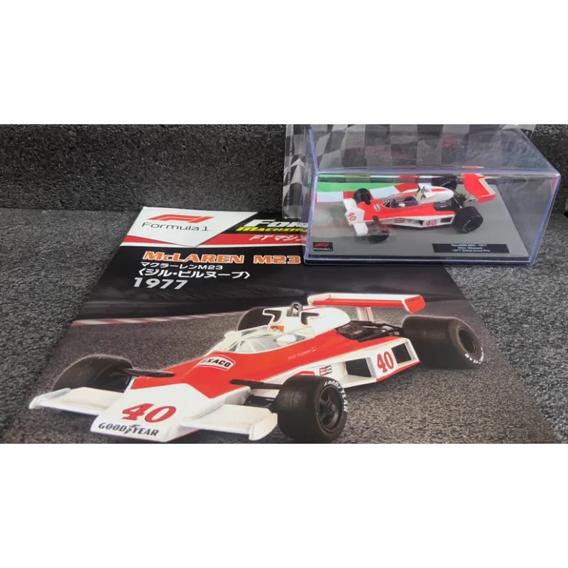 

Diecast IXO 1/43 Scale Mclaren M23 1977 Formula 1 Alloy Car Model Collectible Toy Gift Souvenir Display Ornament