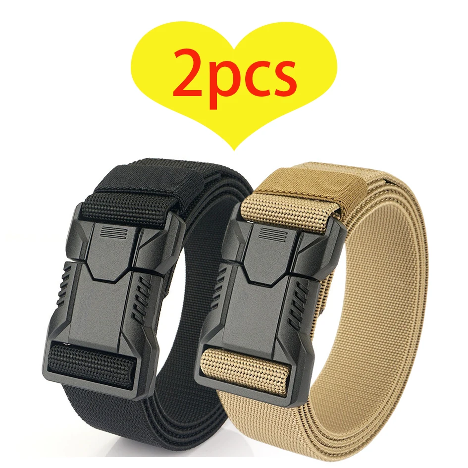 حزام رجالي مكون من قطعتين بإبزيم سريع التحرير للرياضات الخارجية؛ حزام أزياء الترفيه والتدريب. #3