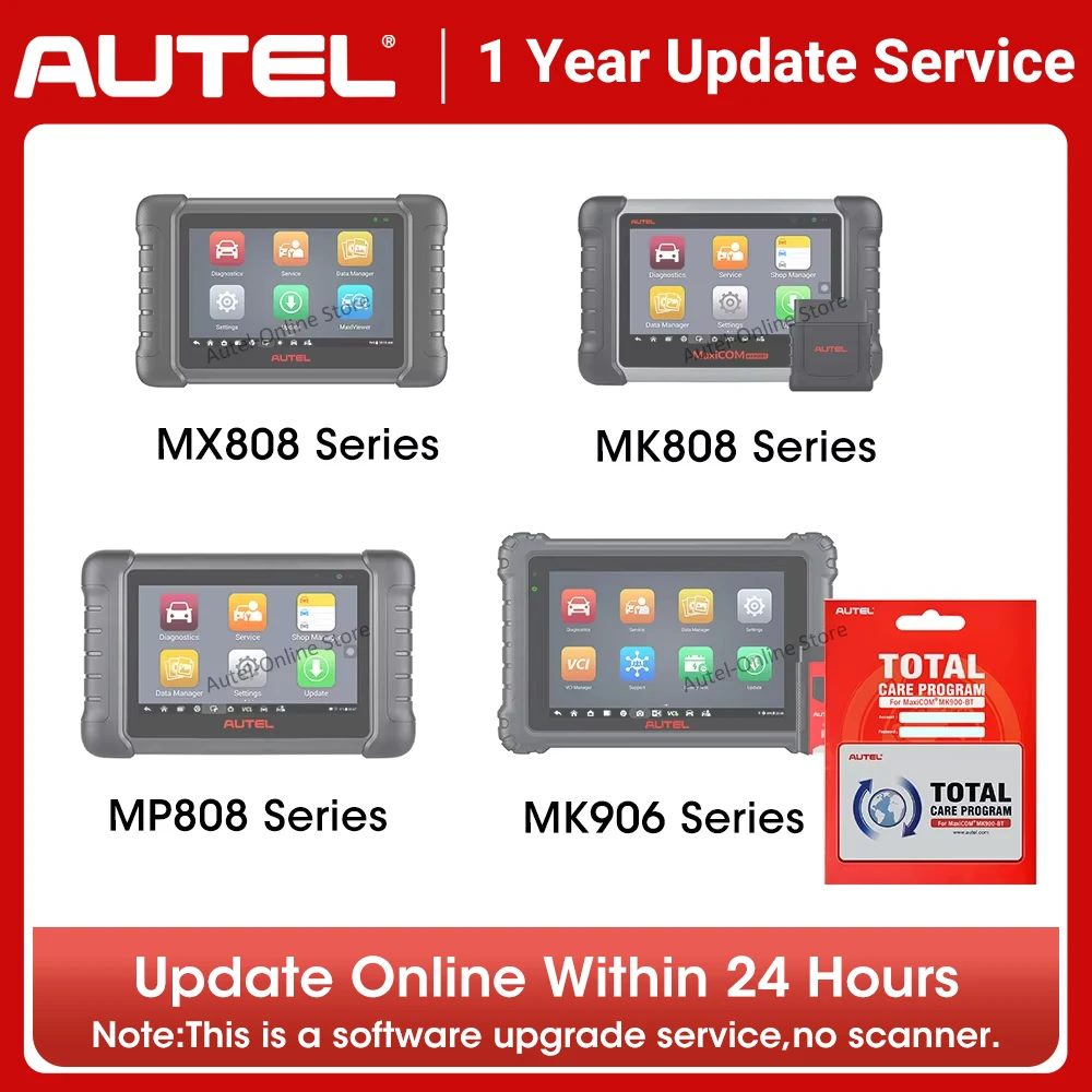 Autel One-Year Update Service Software Subscription Annual Subscription online For MX808/MK808/MK808BT/MP808/MK906 Series