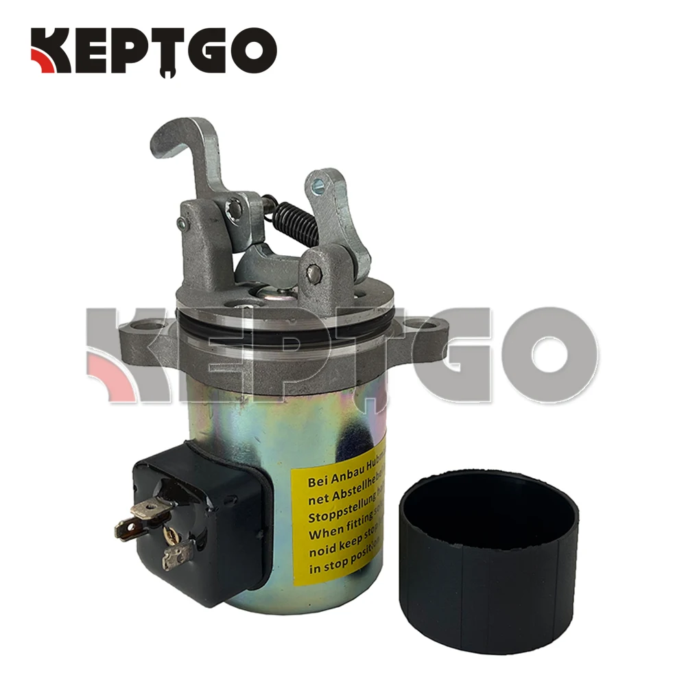 

0417 0534R 12V Fuel Shut Off Solenoid 04170534R for Deutz BF4M1011F Bobcat Skid Steer Loader