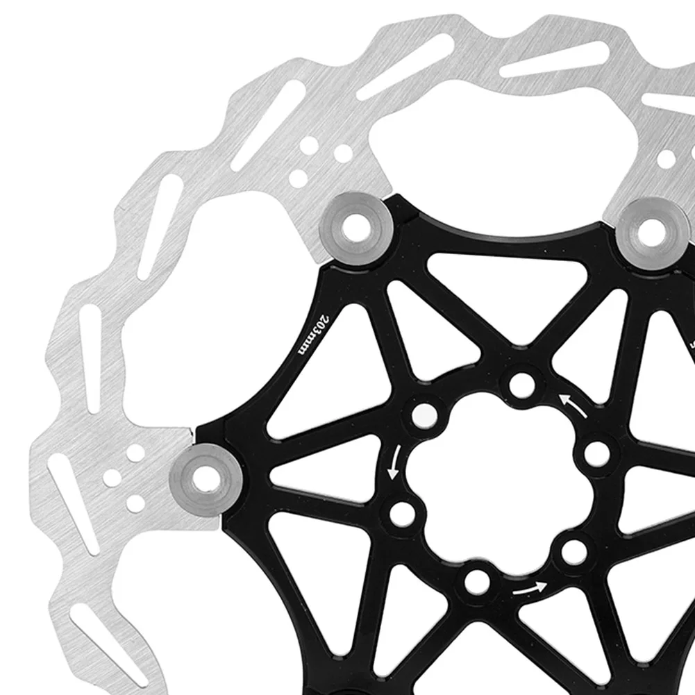 Brake Disc 160/180/203mm Mountain Bike Type Floating Brake Disc  Brake Pad Cycling Accessory Floating  Disc