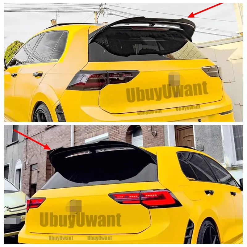 

Спойлер на крышу, высококачественный АБС-материал, задний спойлер автомобиля, черный задний спойлер для Volkswagen Golf 8 R/CS MAX