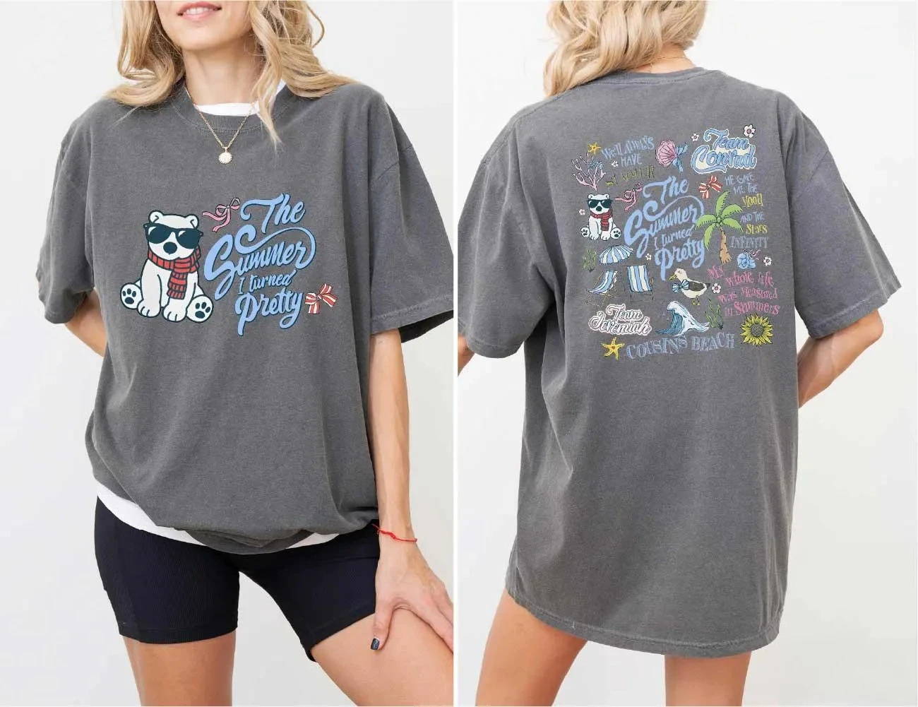 

Cousins Beach TSITP Fan Shirt Team Conrad Junior Mint Bear Tee Summer Romance T-shirt Summer I Turned Pretty Movie Sweatshirt