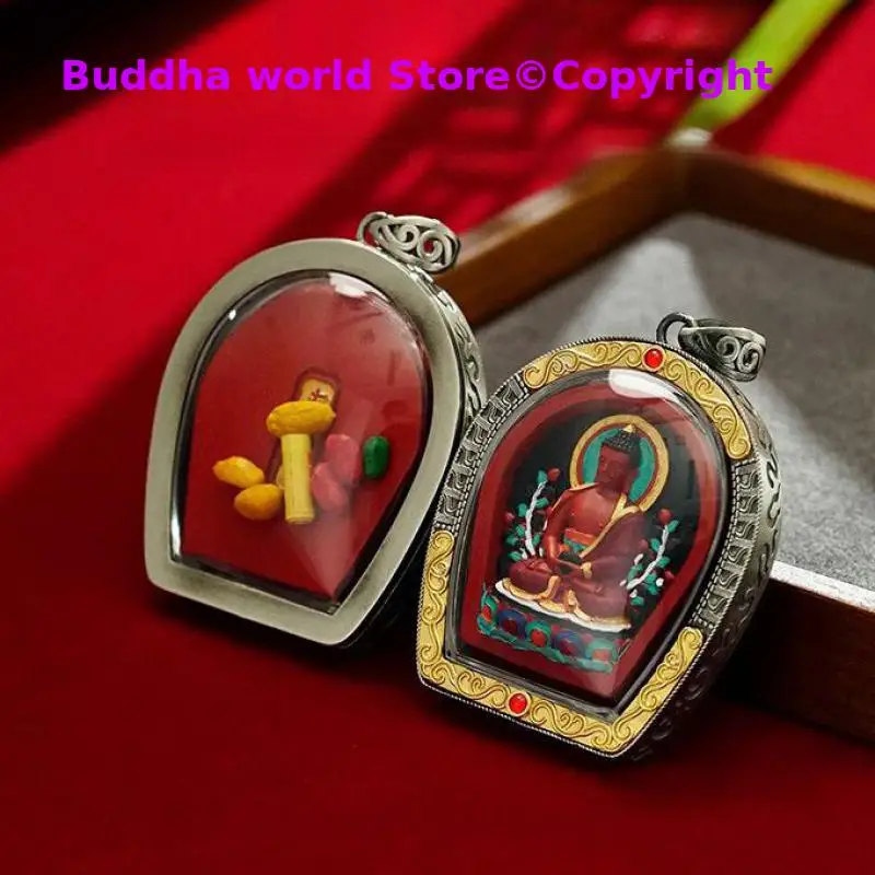 

2026 НОВЫЙ Азиатский Храм Мастер эффективный Святой Мэнна Тха-Шха Будда Бог Гвардии Тханка Амулет Guardian