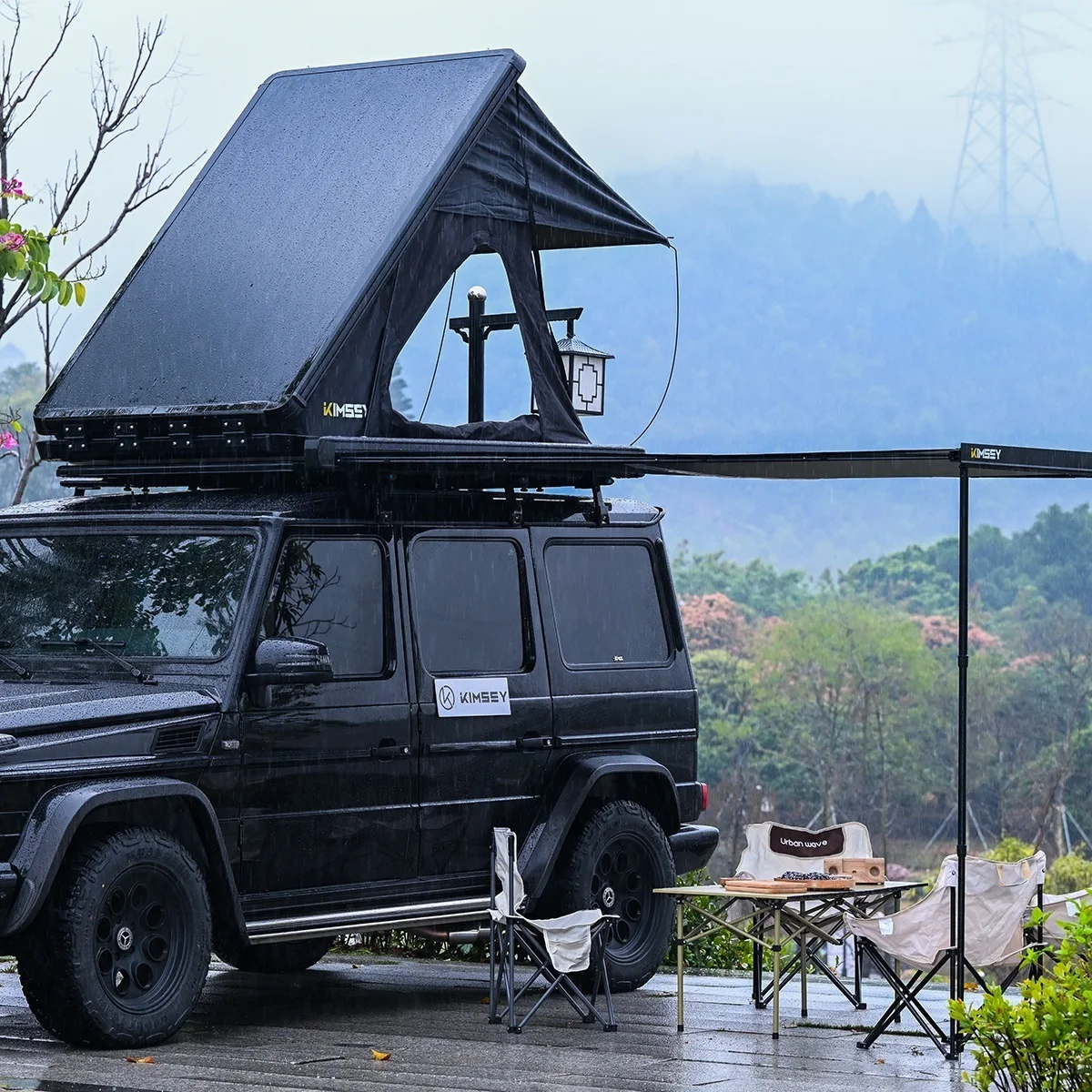 ATV&UTVAwning Tent New Arrive High-quality Portable Car Tent Universal Car Side Awning for Camping