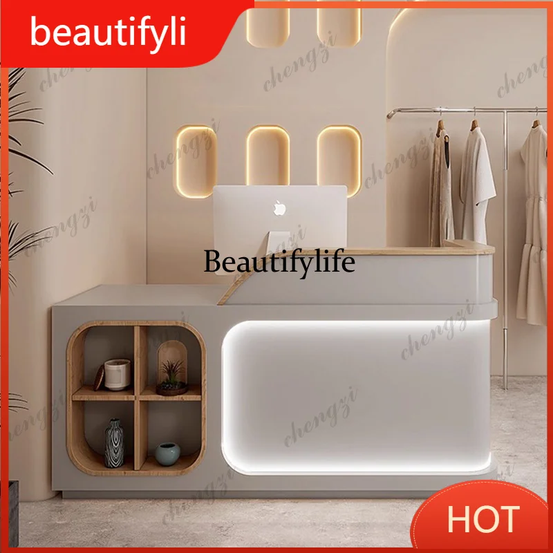 A139 Corner European Reception Desks Long Luxury Salon Unique Executive Reception Desks Modern Bar Escritorio Commercial Furnitu