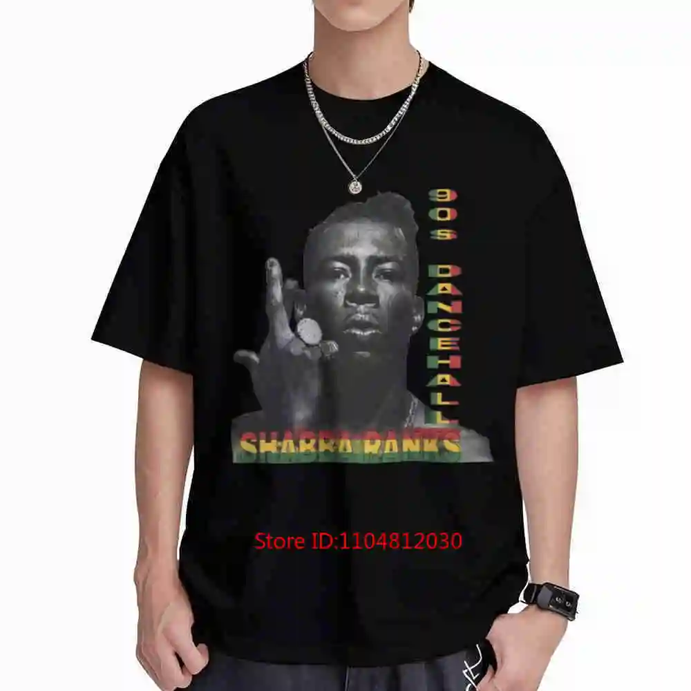 Shabba 90S Dancehall Ranks Jamaican Music Short Sleeve Tee 100% Cotton T-Shirt