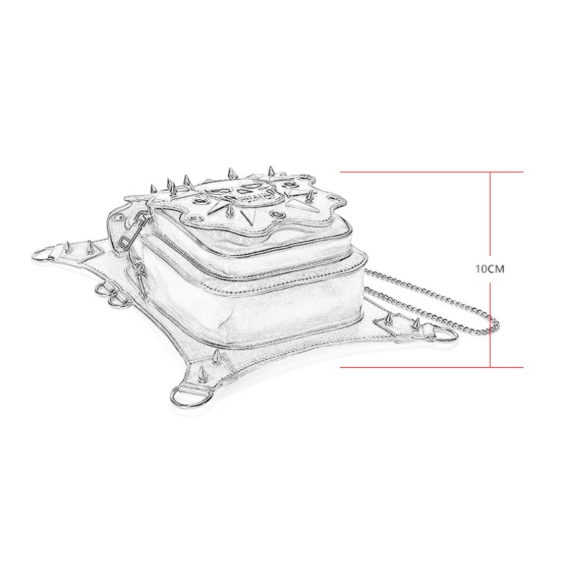 Многофункциональная женская сумка-Кроссбоди Chikage, уличная Дорожная сумка на цепочке, высококачественные портативные сумки в стиле стимпанк