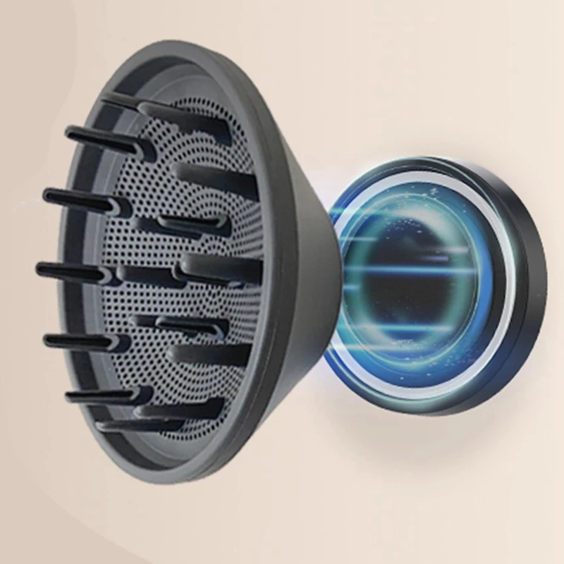 LF03 SE Cabelo Secador Difusão Perm, Curling Air Nozzle, Preto, Metal Hanger, Acessórios, Adequado para LF03