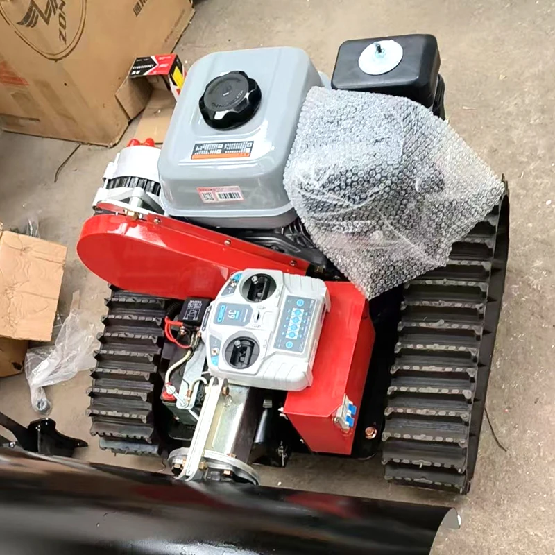 Remote-controlled Micro-tiller with a 650mm Weeding Width and Cruise Control Fast Mini Soil Scarifier for Home Gardens