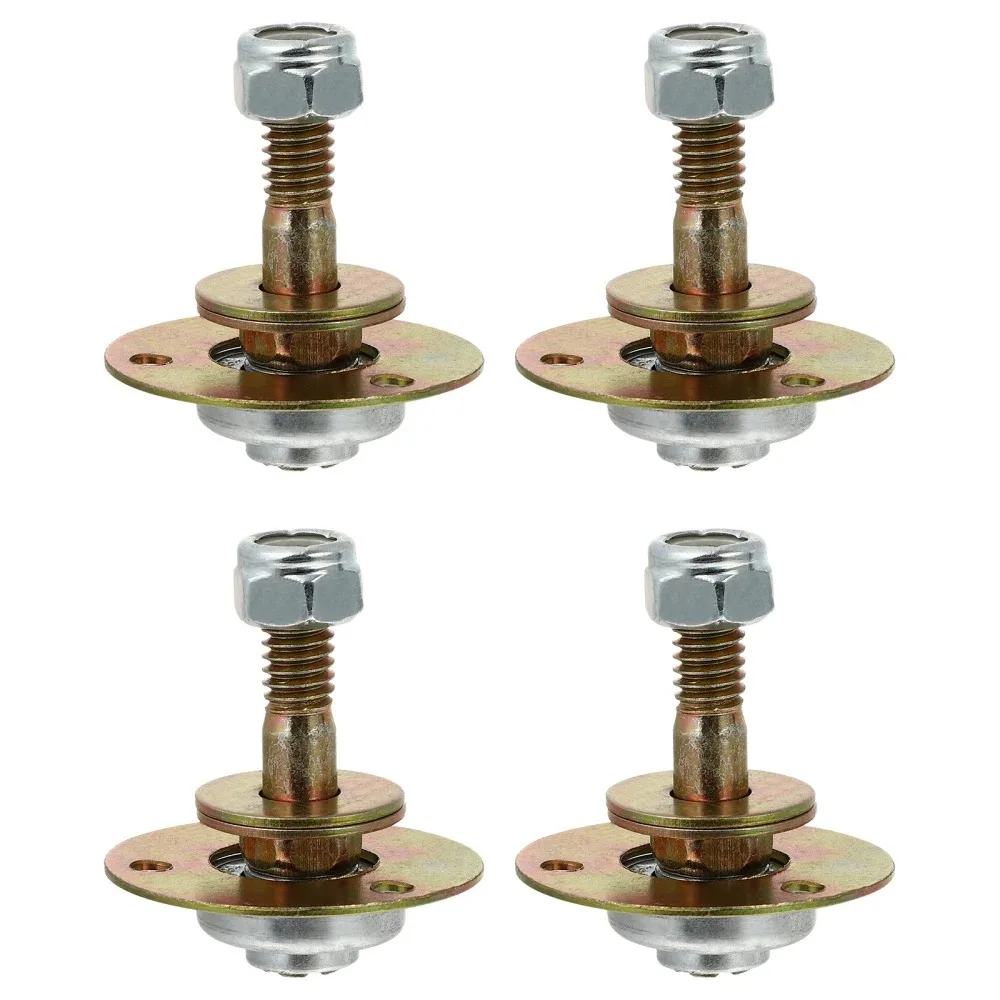 

4pcs Hardware Rocking Chair Bearing Screws Kits Bearing Glider Connecting M8x55mm Bearing Connecting Pieces