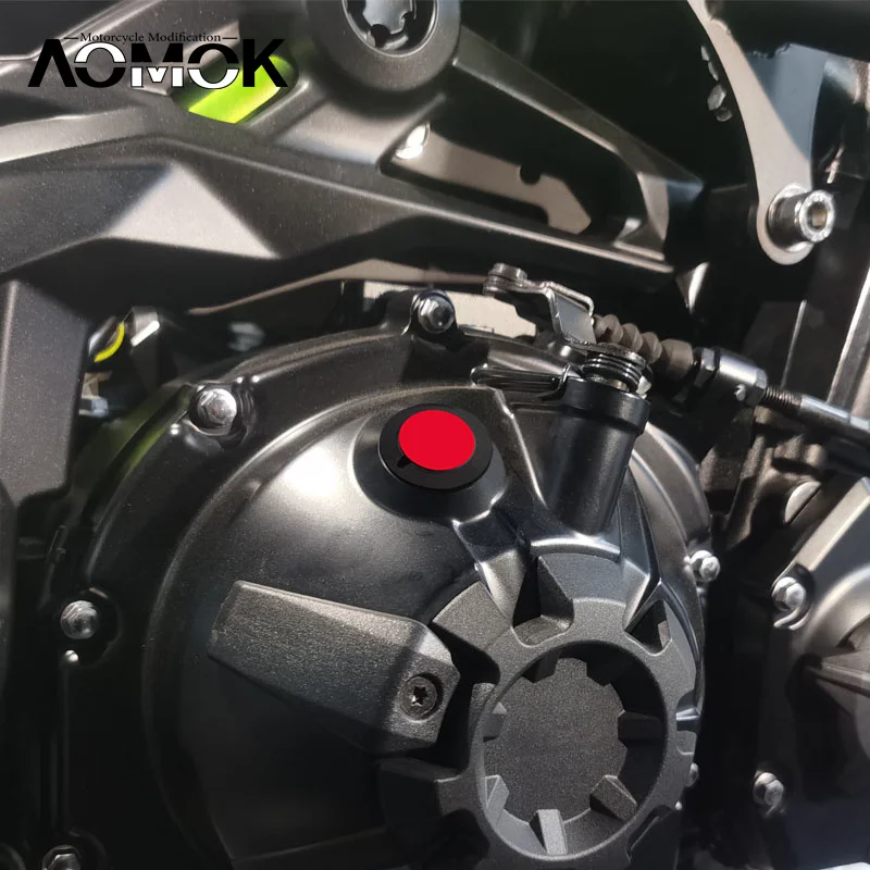 Крышка двигателя для Z750 Z750S Z1000 ZX6R ZX10R ZX636 ninja300 500R 250R Защитная крышка наполнителя двигателя CNC