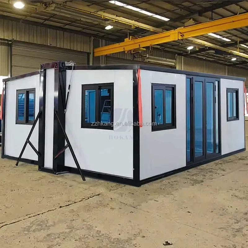20ft & 40ft Mobile Prefabricated Expandable Steel Container House Modern Hotel Use Fast Install Portable Glass