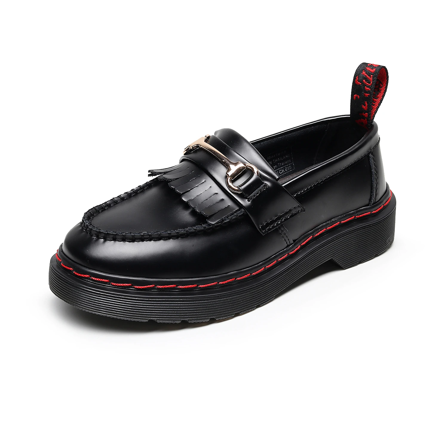 

Spring New Dr Casual Shoes Women's Tassel Loafers Classic Retro British Style Genuine Leather Shoes for Men and Women Couples
