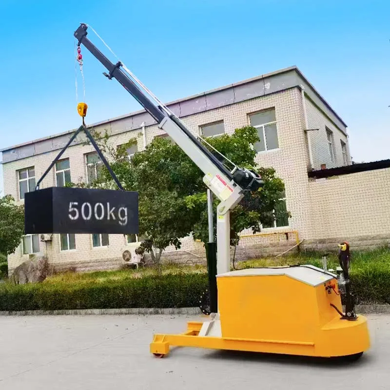 

Небольшая портативная электрическая лебедка, гидравлический подъемный поворотный кран с дистанционным управлением для строительства и сельского хозяйства