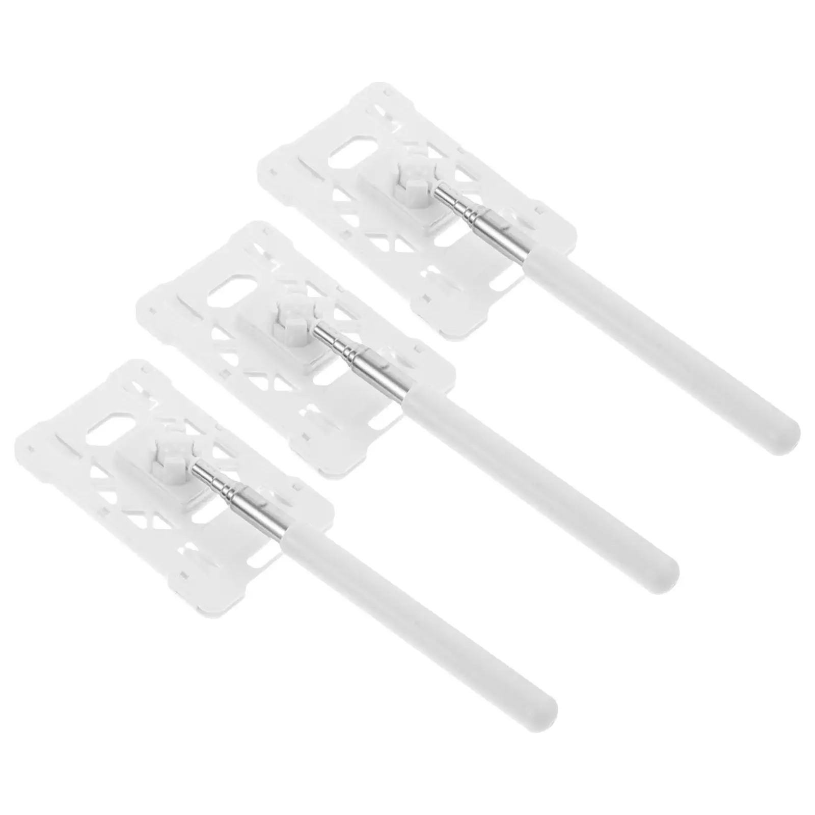 3Pcs Telescopic Card Holder Rod Vehicle Parking Swiping Pole Reach Tool Adjustable Credit Card Grabber Contactless Payment Rod