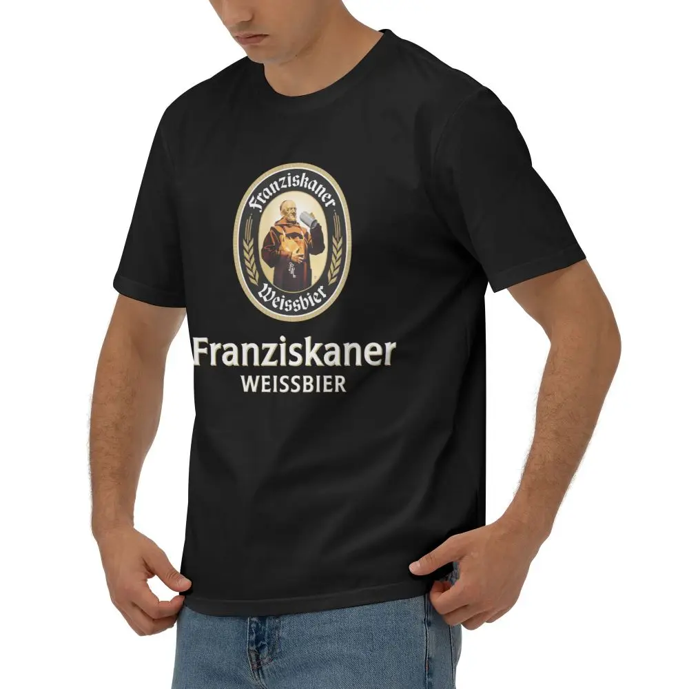 Nova franziskaner moda t camisa impressa algodão masculino camiseta masculina topos engraçado manga curta camiseta