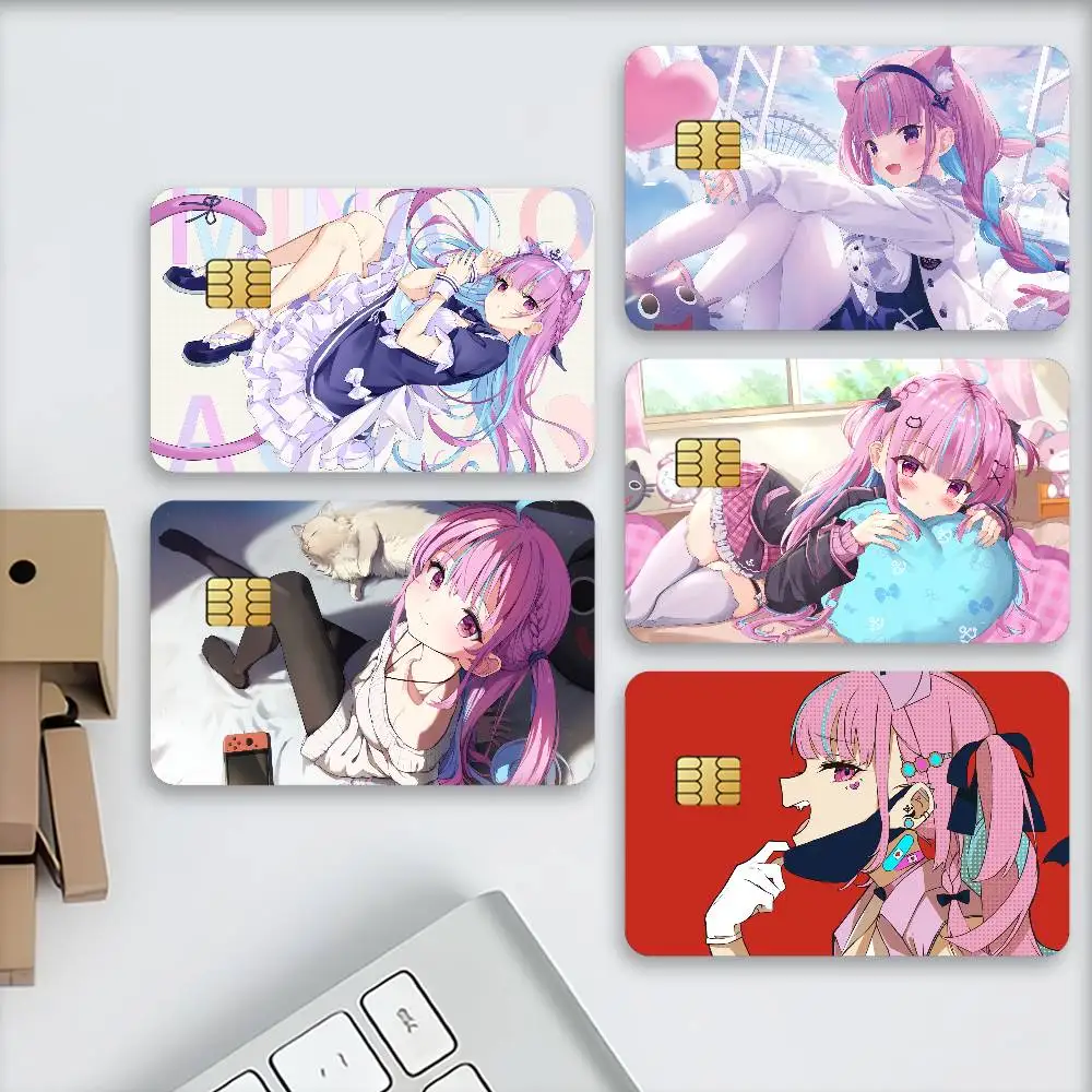 Musican M-Minato Aqua Matte Card Stickers For Credit Cards Debit Cards And Transit Cards 4Pcs