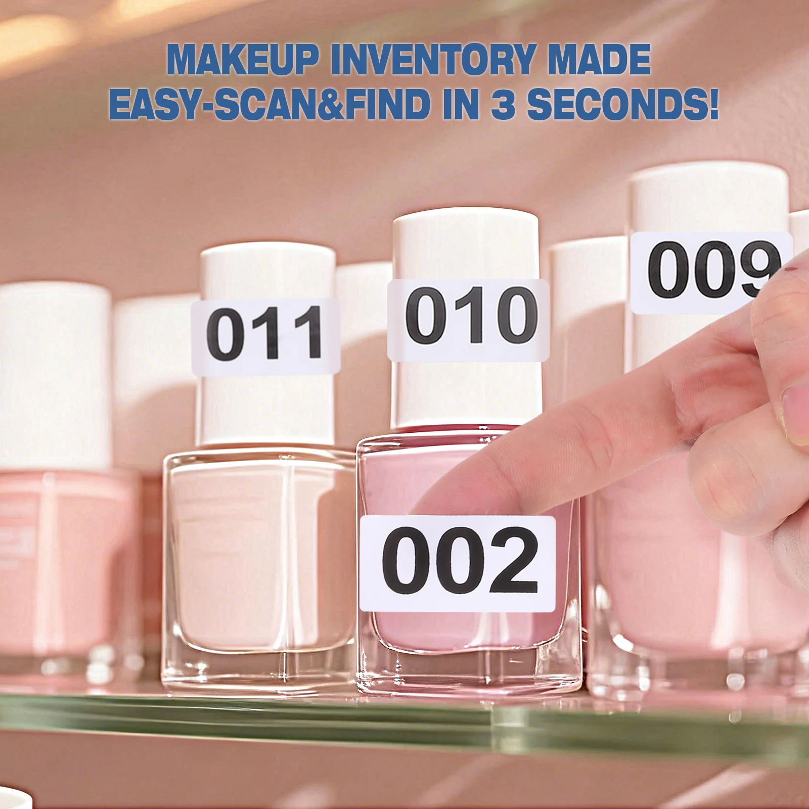 

Number Stickers Set for Warehouse Labeling Inventory Tracking Pasters Decorative Tags 1000 Pieces