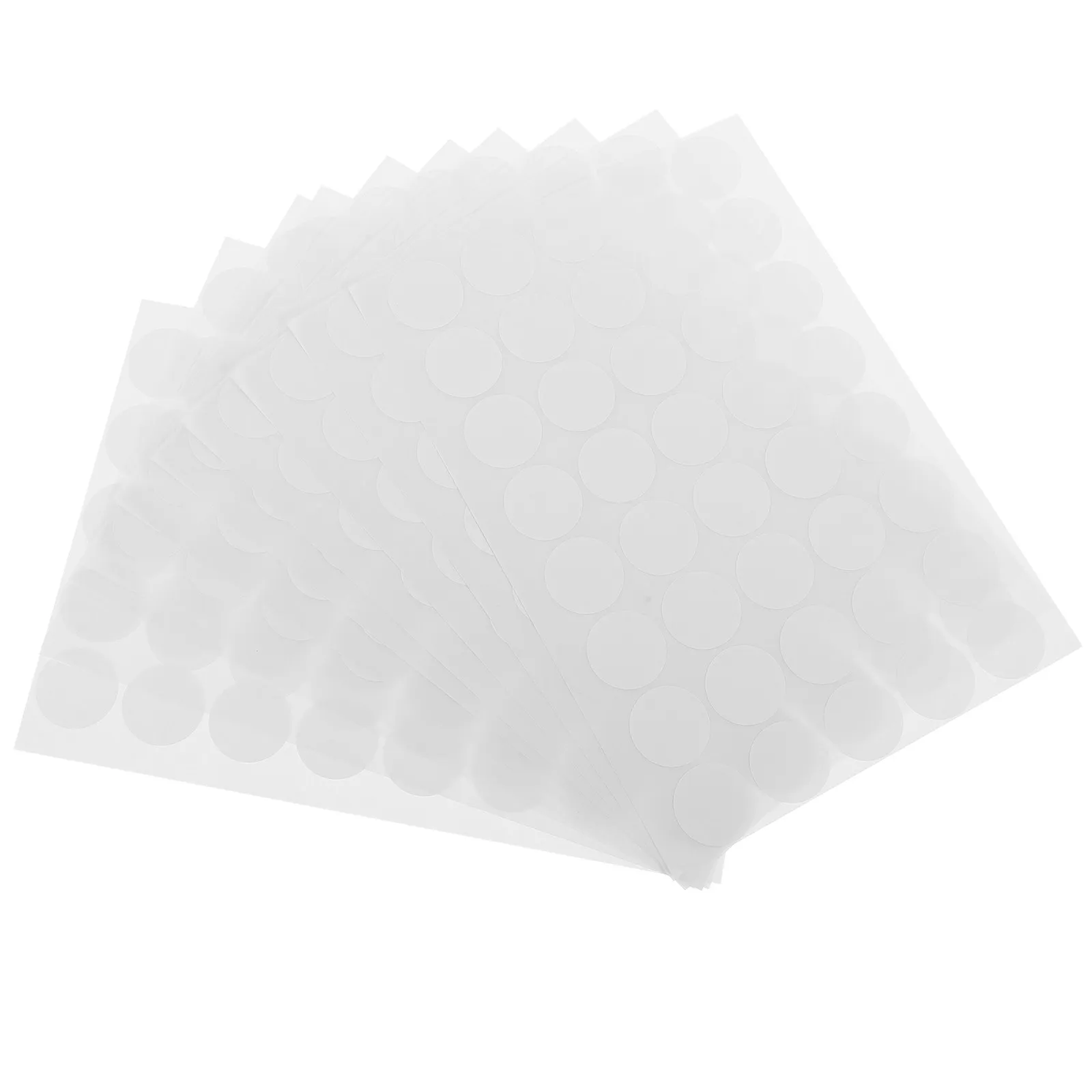 

10 Sheets Round Dot Stickers Removable Writable Labels for Document Jar Bottle Organization Adhesive Coding Labels